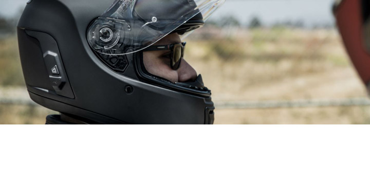 세나 블루투스 모멘텀 에보 풀페이스 헬멧